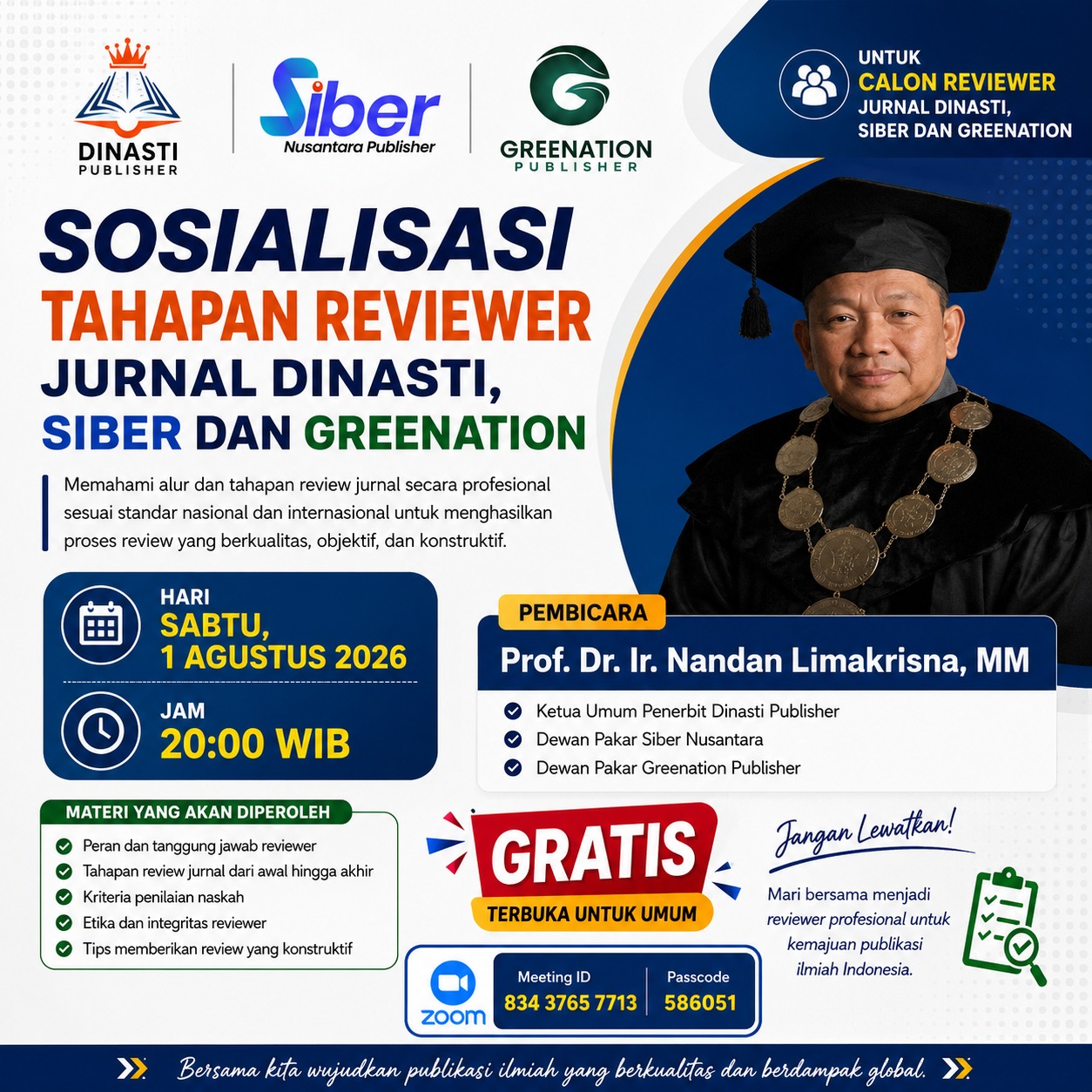 Sosialisai Tahapan Reviewer